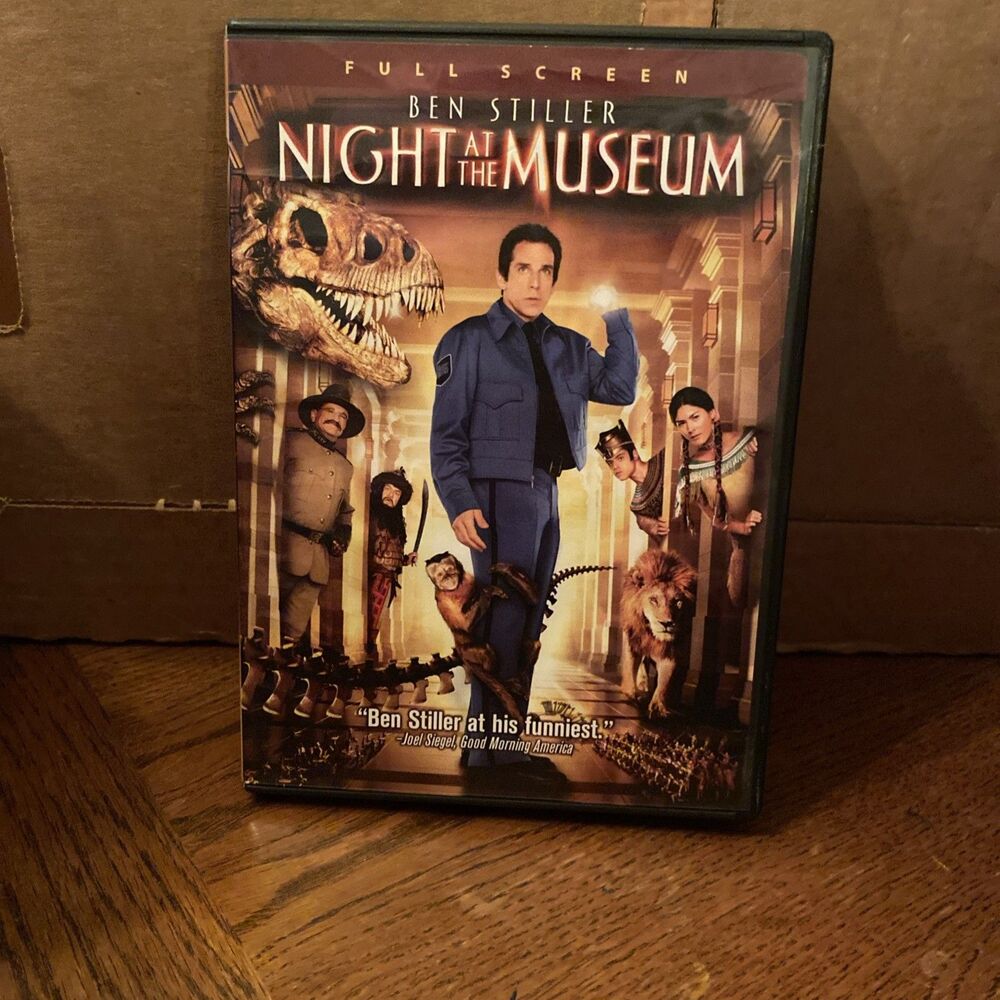 Night at the Museum (DVD, 2006) Ben Stiller Robin Williams Owen Wilson